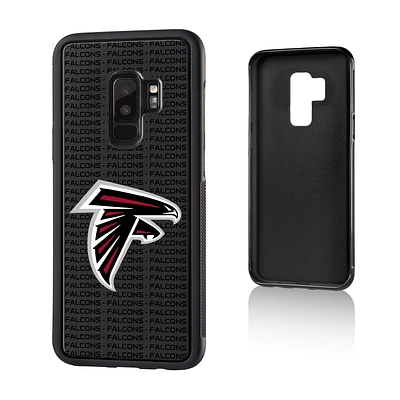 Atlanta Falcons Galaxy Text Backdrop Design Bump Case