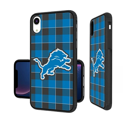 Detroit Lions iPhone Plaid Design Bump Case