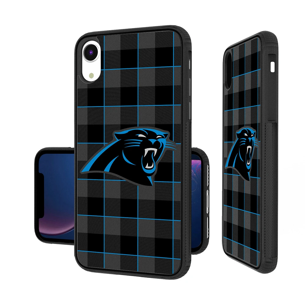 Carolina Panthers iPhone Plaid Design Bump Case