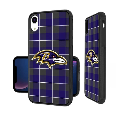 Baltimore Ravens iPhone Plaid Design Bump Case