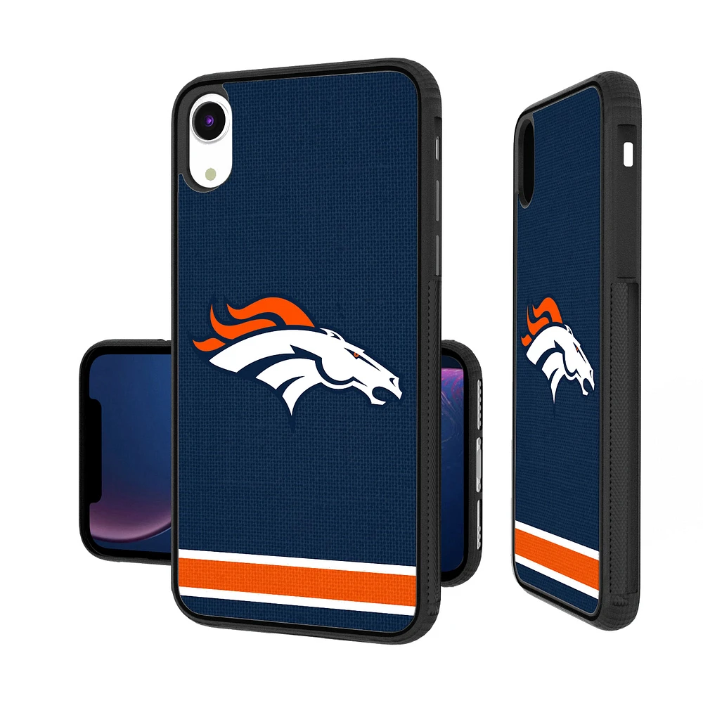 Denver Broncos iPhone Stripe Design Bump Case