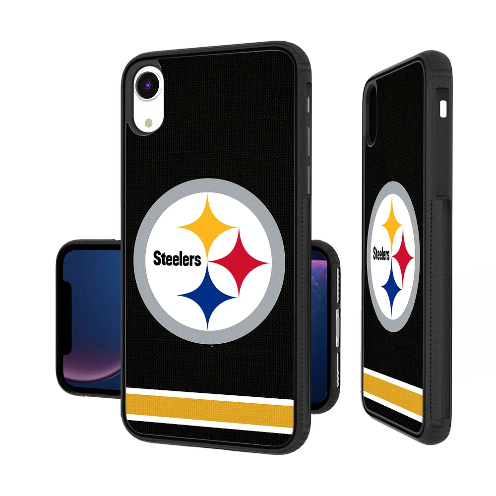 Pittsburgh Steelers iPhone Stripe Design Bump Case