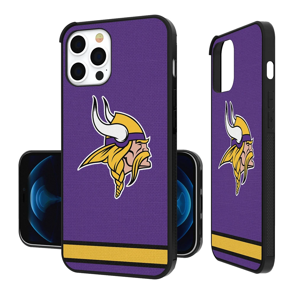 Minnesota Vikings iPhone Stripe Design Bump Case
