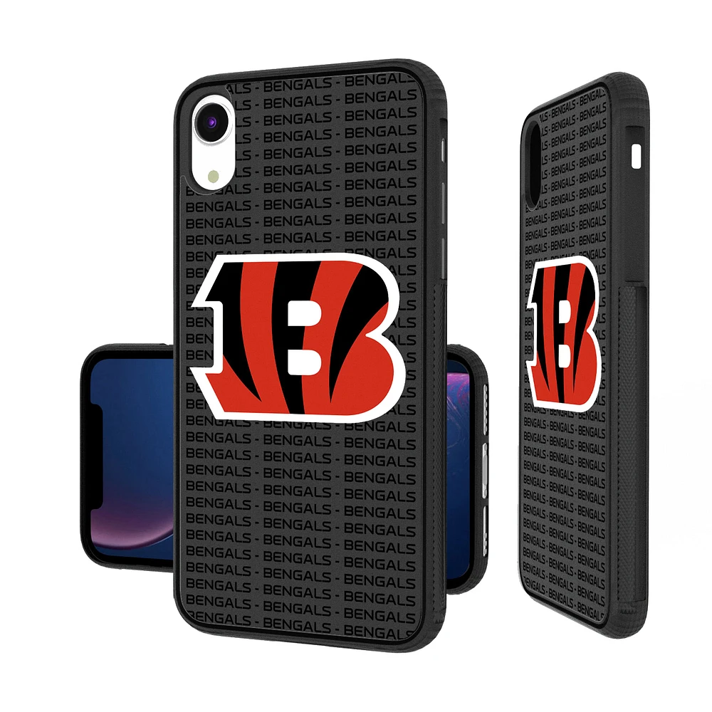Cincinnati Bengals iPhone Text Backdrop Design Bump Case