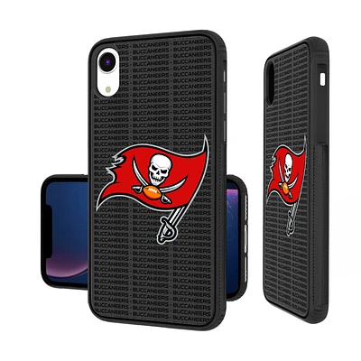 Tampa Bay Buccaneers iPhone Text Backdrop Design Bump Case