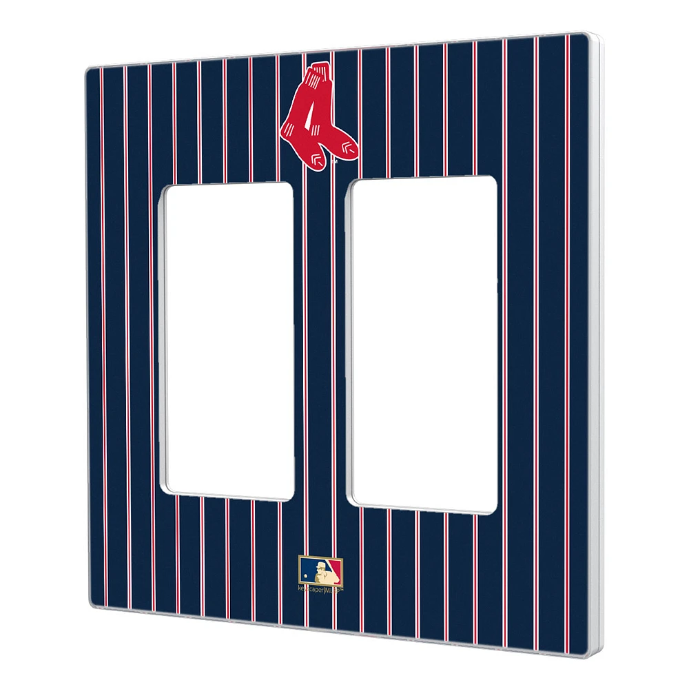Boston Red Sox - Cooperstown Pinstripe Double Rocker Light Switch Plate