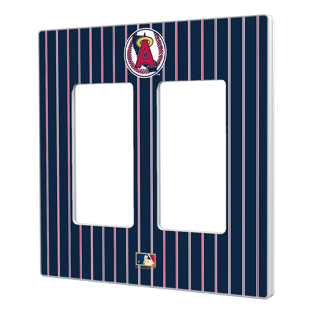 Los Angeles Angels - Cooperstown Pinstripe Double Rocker Light Switch Plate