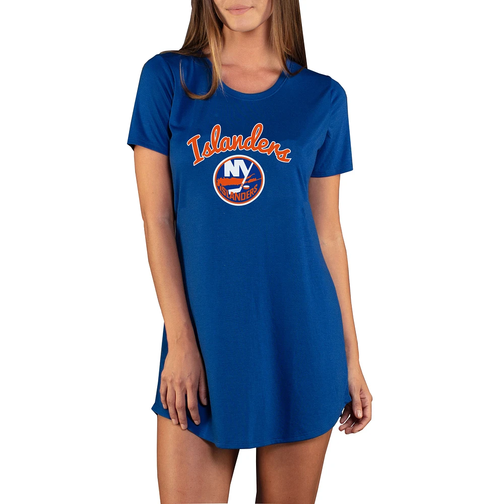 Women's Concepts Sport Royal New York Islanders Marathon Knit Nightshirt