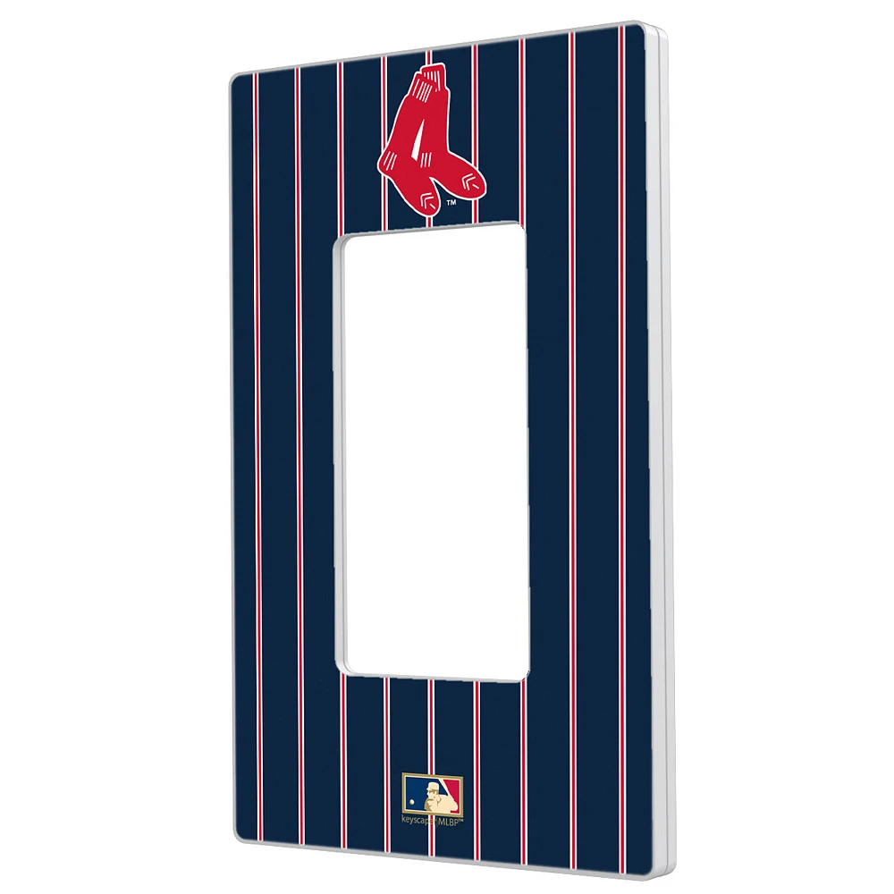 Boston Red Sox 1924-1960 Cooperstown Pinstripe Single Rocker Light Switch Plate