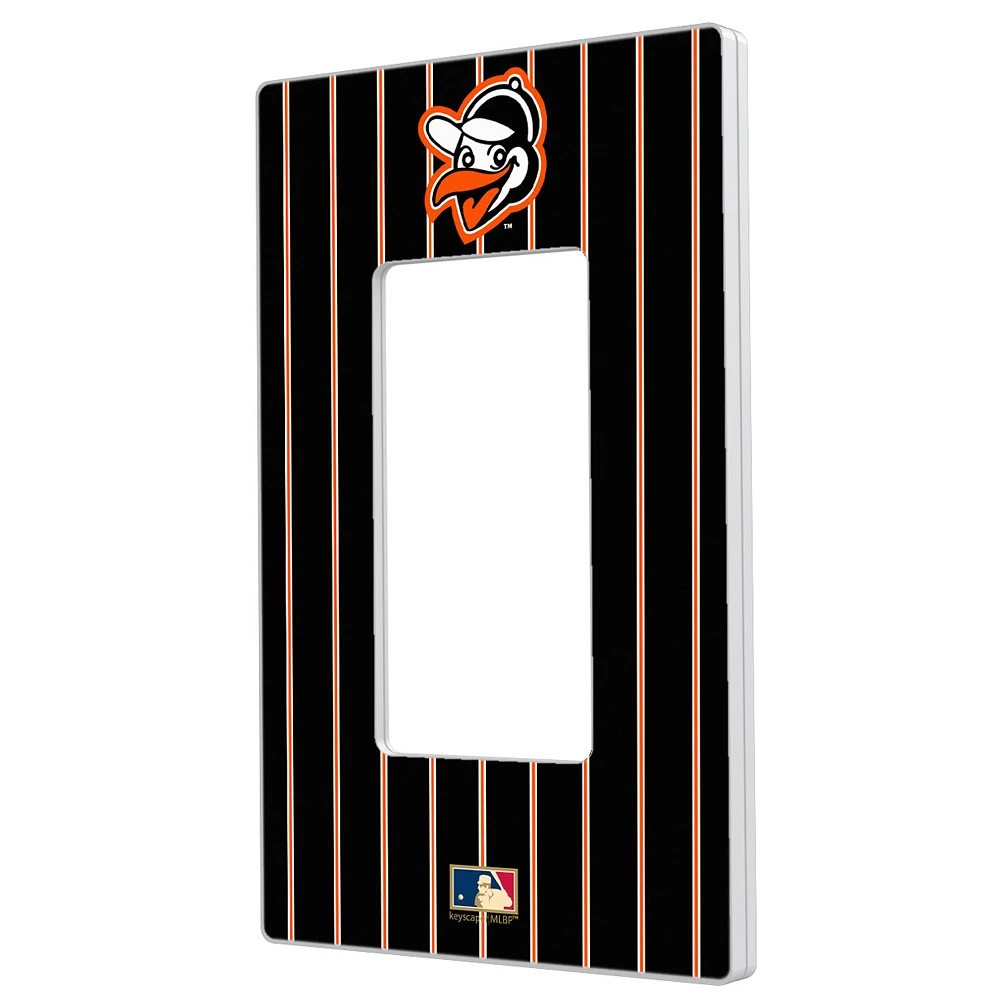 Baltimore Orioles - Cooperstown Pinstripe Single Rocker Light Switch Plate