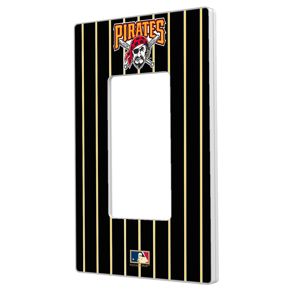 Pittsburgh Pirates 1997-2013 Cooperstown Pinstripe Single Rocker Light Switch Plate