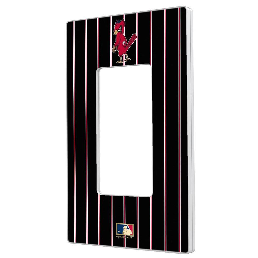 St. Louis Cardinals - Cooperstown Pinstripe Single Rocker Light Switch Plate