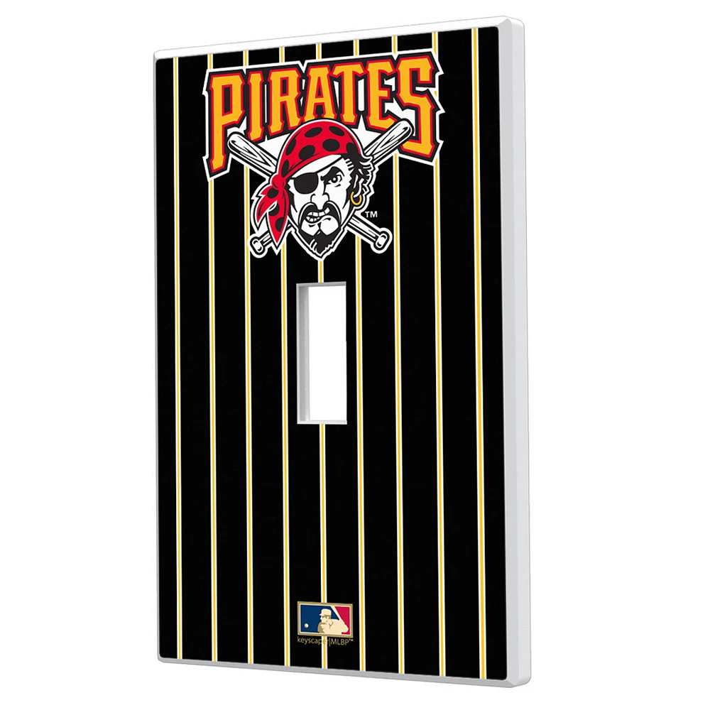 Pittsburgh Pirates 1997-2013 Cooperstown Pinstripe Single Toggle Light Switch Plate