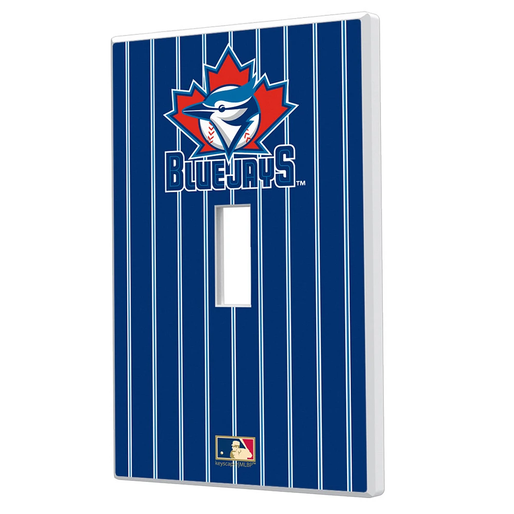Toronto Blue Jays 1997-2002 Cooperstown Pinstripe Single Toggle Light Switch Plate