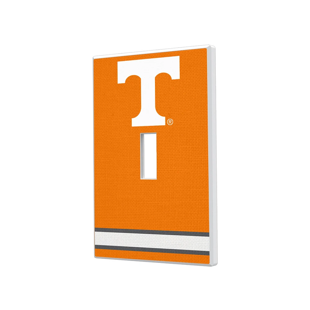 Tennessee Volunteers Stripe Design Single Toggle Light Switch Plate