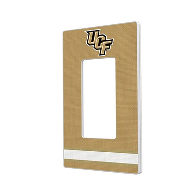 UCF Knights Stripe Design Single Rocker Light Switch Plate