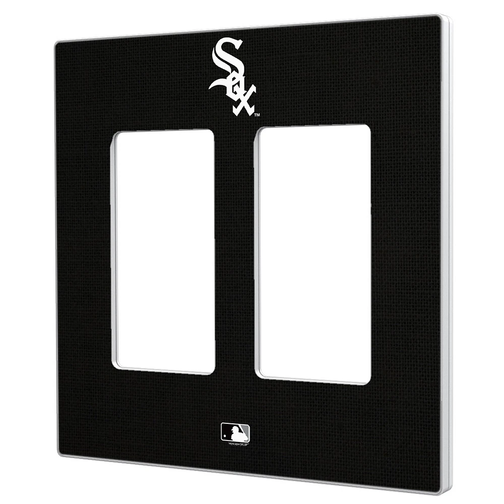 Chicago White Sox Solid Double Rocker Light Switch Plate