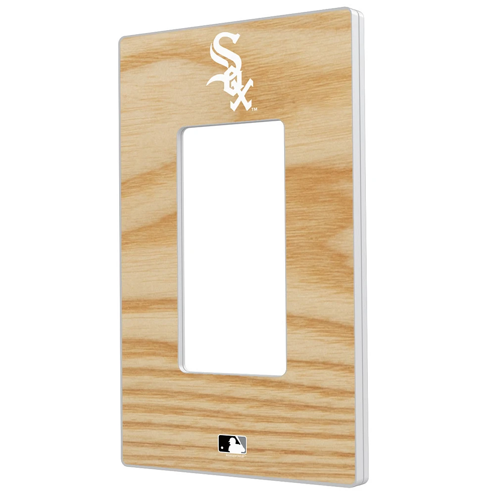 Chicago White Sox Baseball Bat Design Single Rocker Light Switch Plate