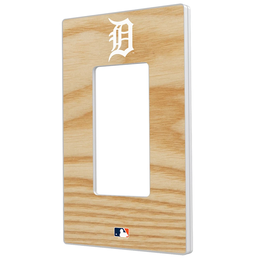 Detroit Tigers Baseball Bat Design Single Rocker Light Switch Plate