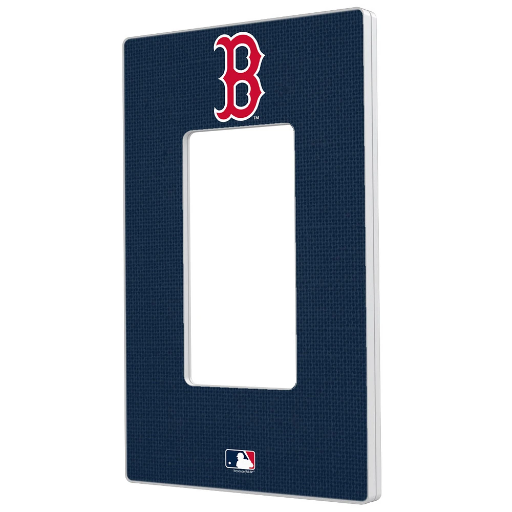 Boston Red Sox Solid Single Rocker Light Switch Plate