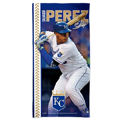 WinCraft Salvador Perez Kansas City Royals 30" x 60" Spectra Player Beach Towel