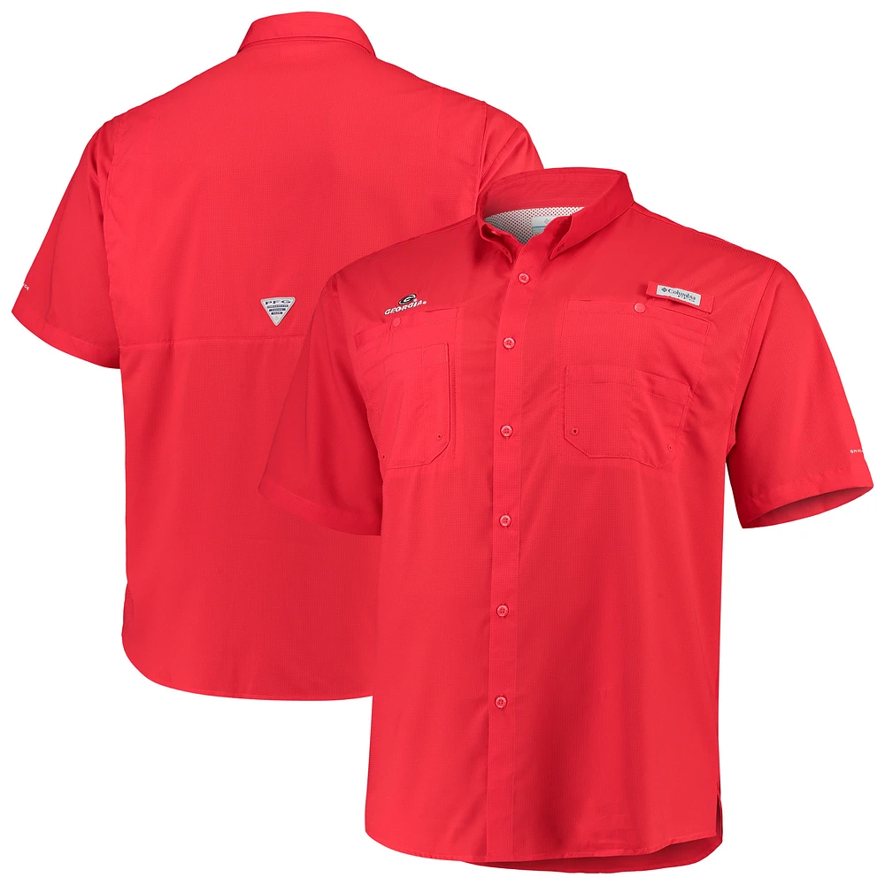 Men's Columbia Georgia Bulldogs Big & Tall Collegiate Tamiami Button-Down Shirt