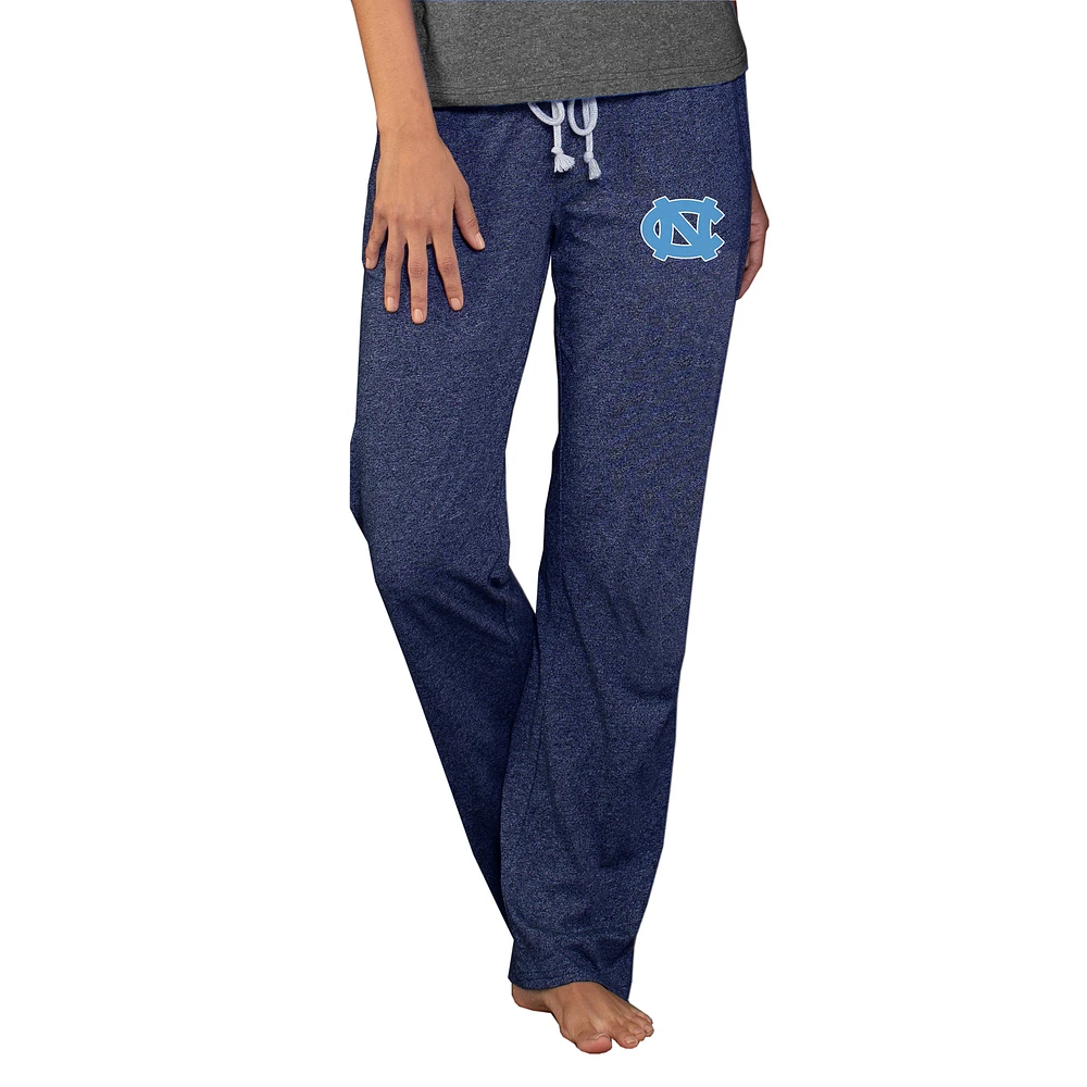 Women's Concepts Sport Navy North Carolina Tar Heels Quest Knit Lightweight Pants