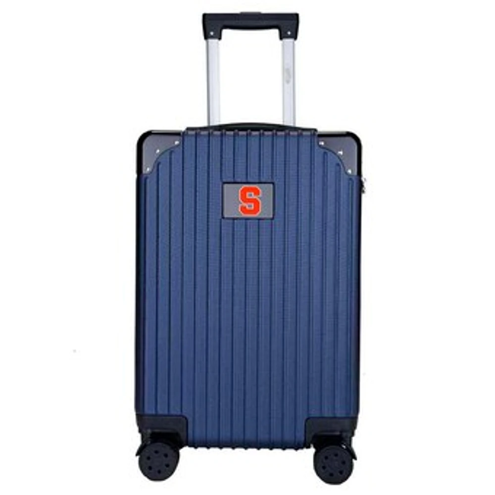 MOJO Navy Syracuse Orange Premium 21'' Carry-On Hardcase Luggage