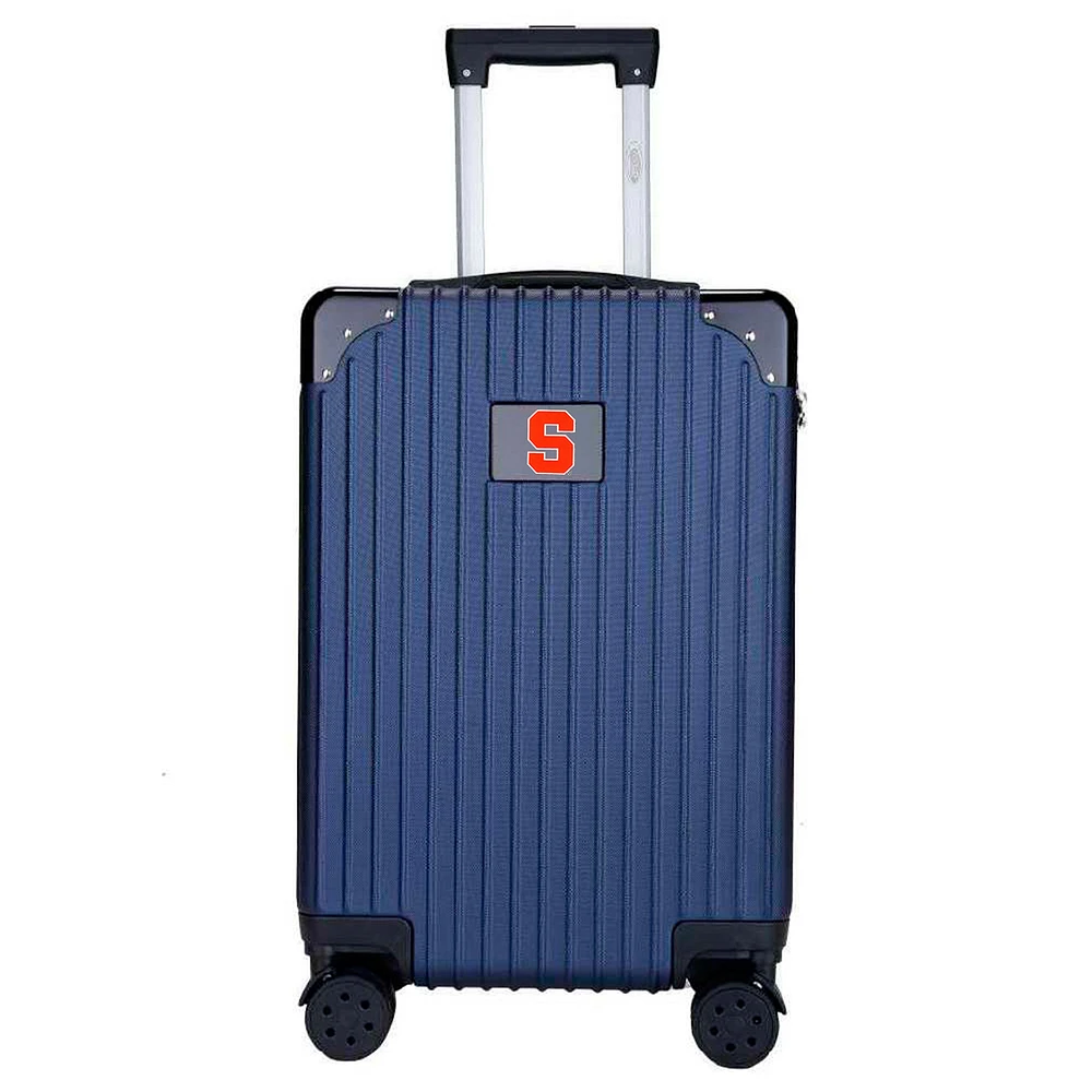 MOJO Navy Syracuse Orange Premium 21'' Carry-On Hardcase Luggage