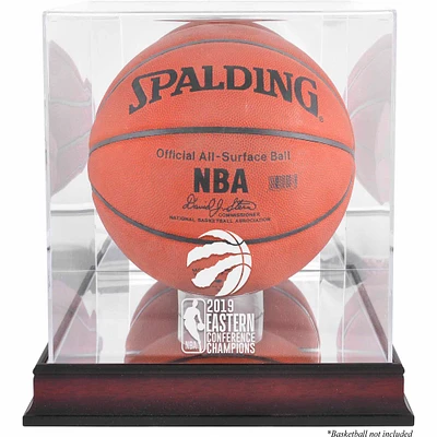 Toronto Raptors 2019 Eastern Conference Champions Mahogany Basketball Display Case