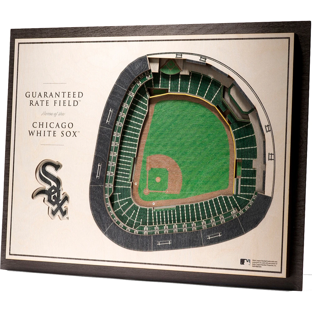 Chicago White Sox 17'' x 13'' 5-Layer 3D StadiumViews Wall Art