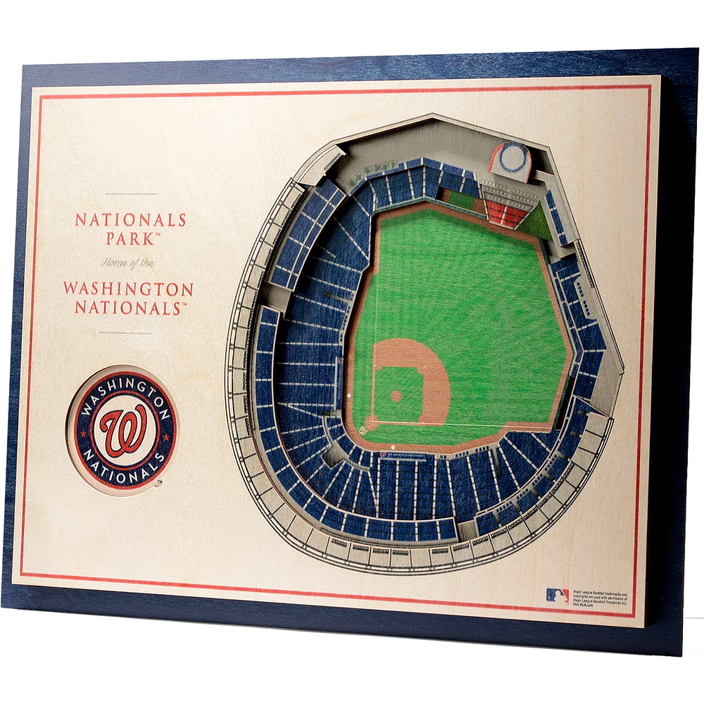 Washington Nationals 17'' x 13'' 5-Layer 3D StadiumViews Wall Art