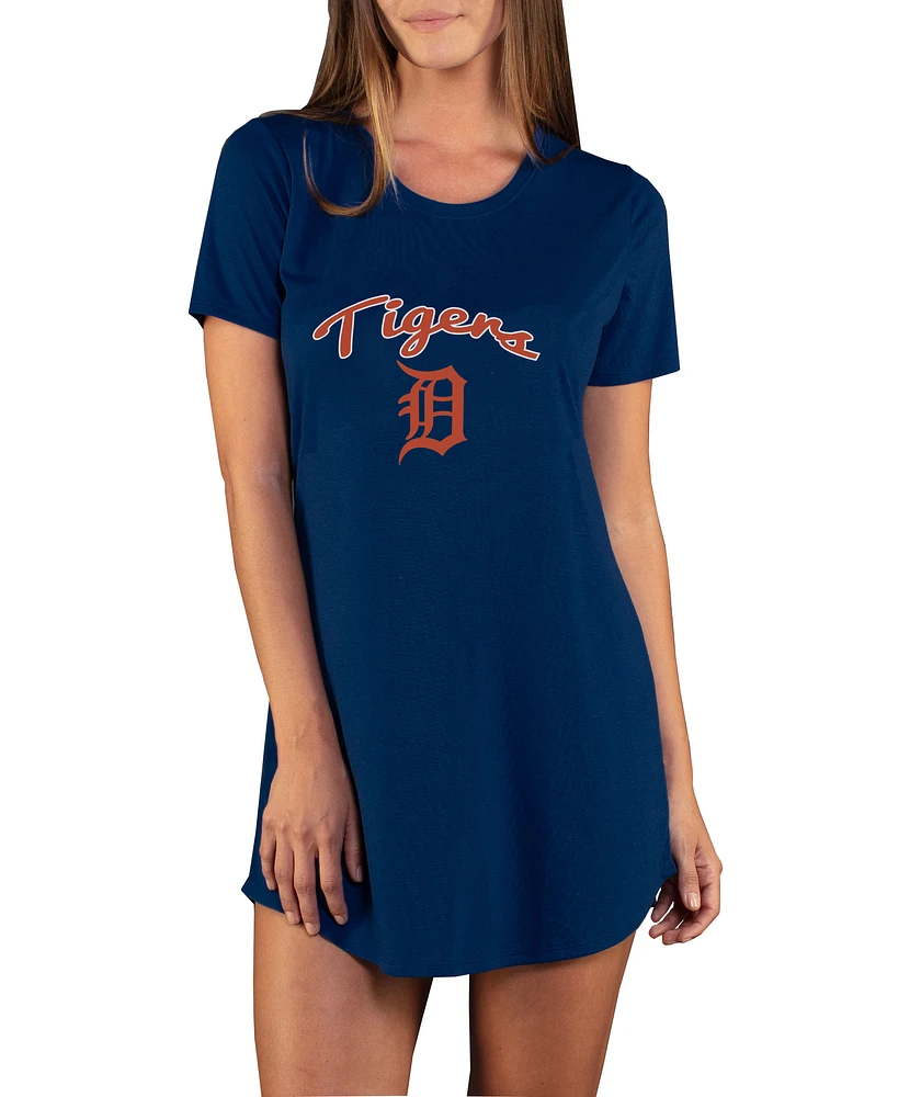 Women's Concepts Sport Navy Detroit Tigers Marathon Knit Nightshirt