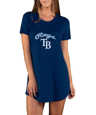 Women's Concepts Sport Navy Tampa Bay Rays Marathon Knit Nightshirt