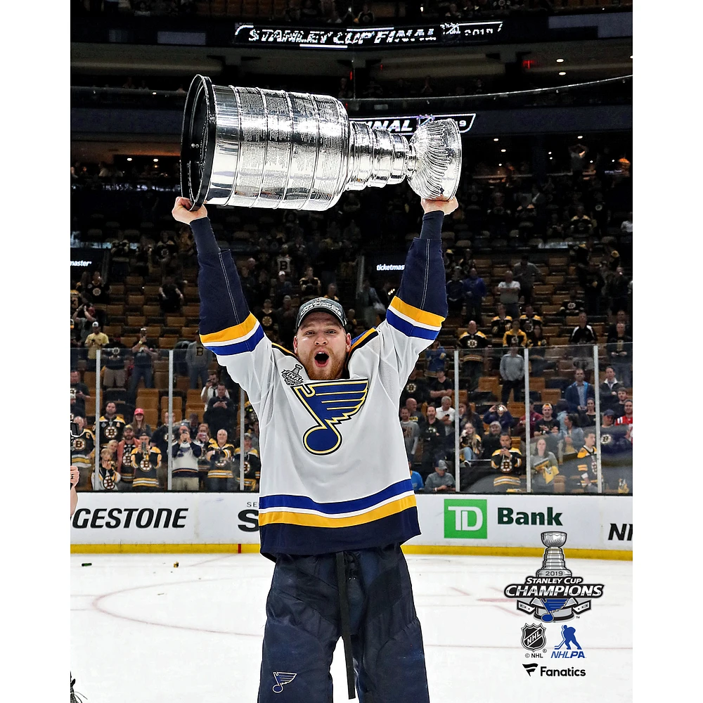 Colton Parayko St. Louis Blues Unsigned 2019 Stanley Cup Champions Raising Photograph