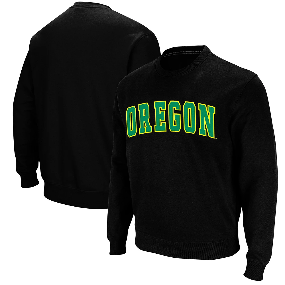 Men's Colosseum Oregon Ducks Arch & Logo Sweatshirt