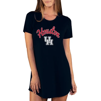 Women's Concepts Sport Black Houston Cougars Marathon Nightshirt