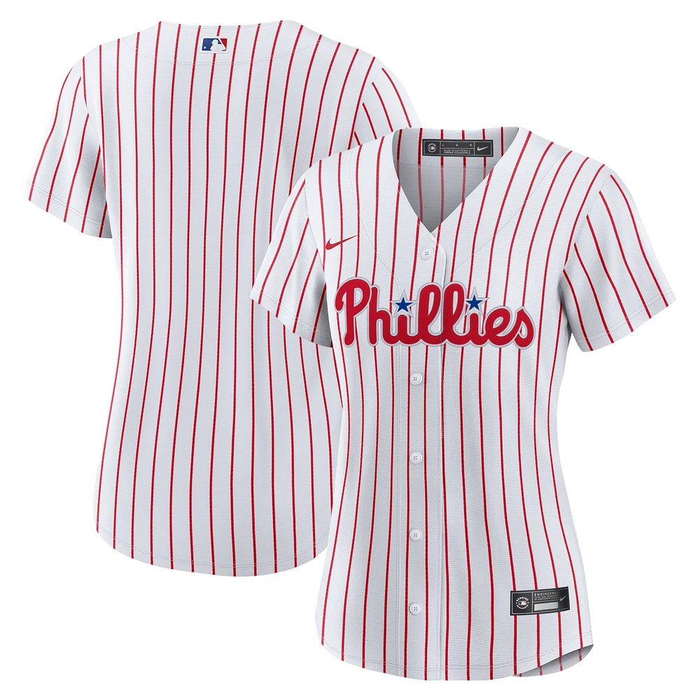 Women's Nike White Philadelphia Phillies Home Replica Team Jersey