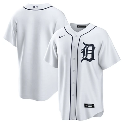 Men's Nike White Detroit Tigers Home Replica Team Jersey