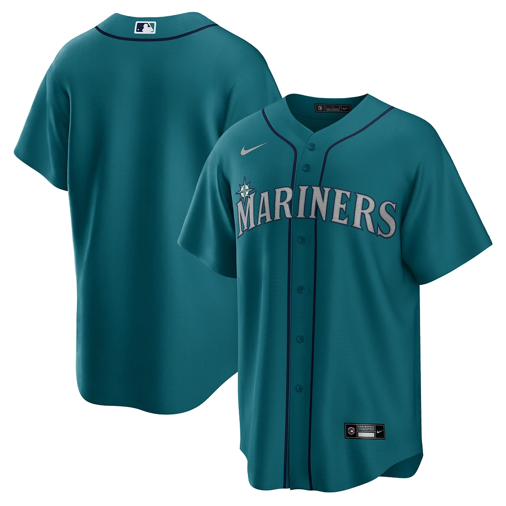 Men's Nike Teal Seattle Mariners Alternate Replica Team Jersey