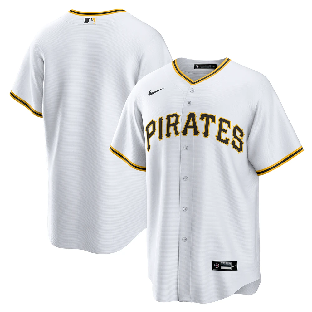 Men's Nike White Pittsburgh Pirates Home Replica Team Jersey