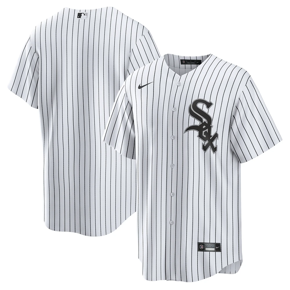 Men's Nike White Chicago Sox Home Replica Team Jersey