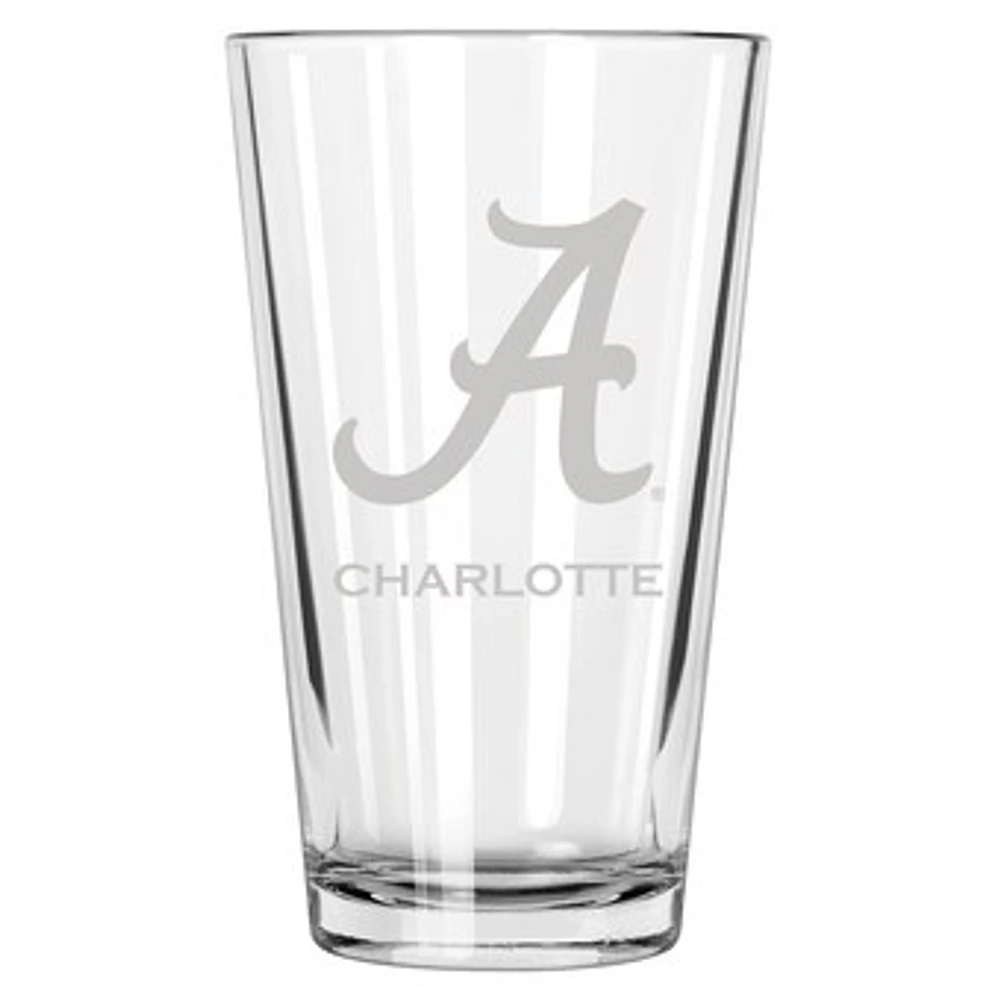 Alabama Crimson Tide 16oz. Personalized Etched Pint Glass