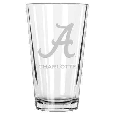 Alabama Crimson Tide 16oz. Personalized Etched Pint Glass