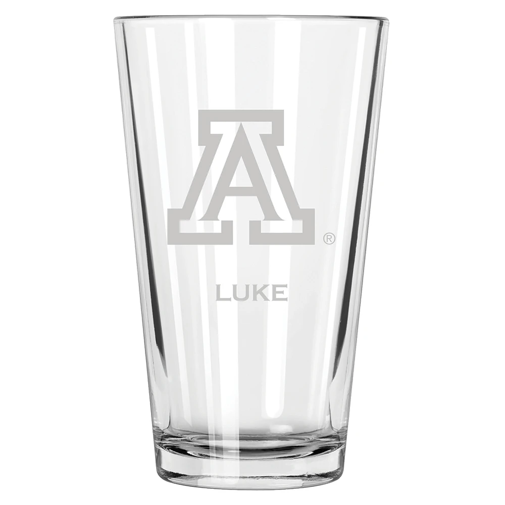 Arizona Wildcats 16oz. Personalized Etched Pint Glass
