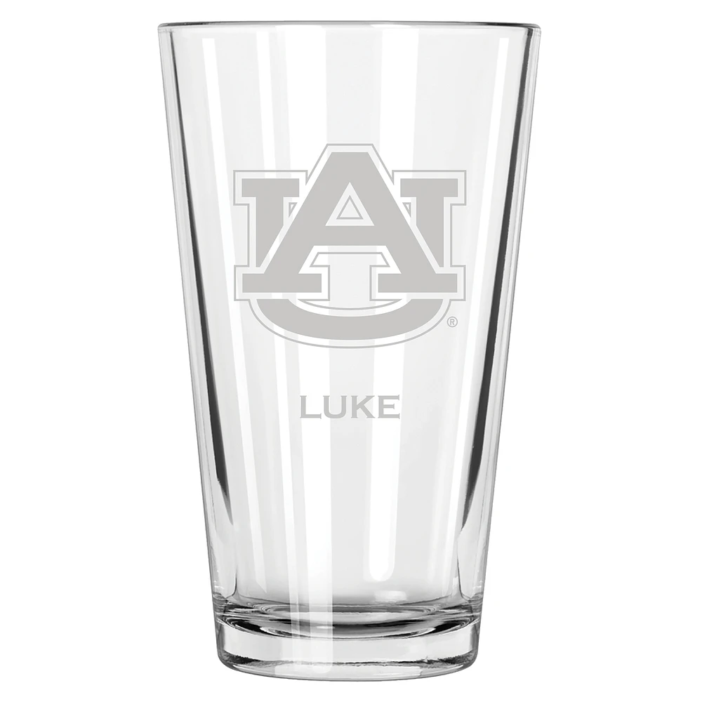 Auburn Tigers 16oz. Personalized Etched Pint Glass