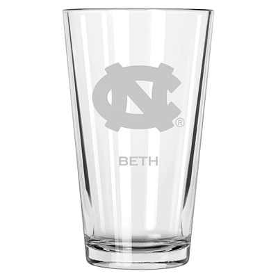 North Carolina Tar Heels 16oz. Personalized Etched Pint Glass