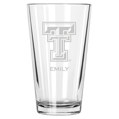 Texas Tech Red Raiders 16oz. Personalized Etched Pint Glass