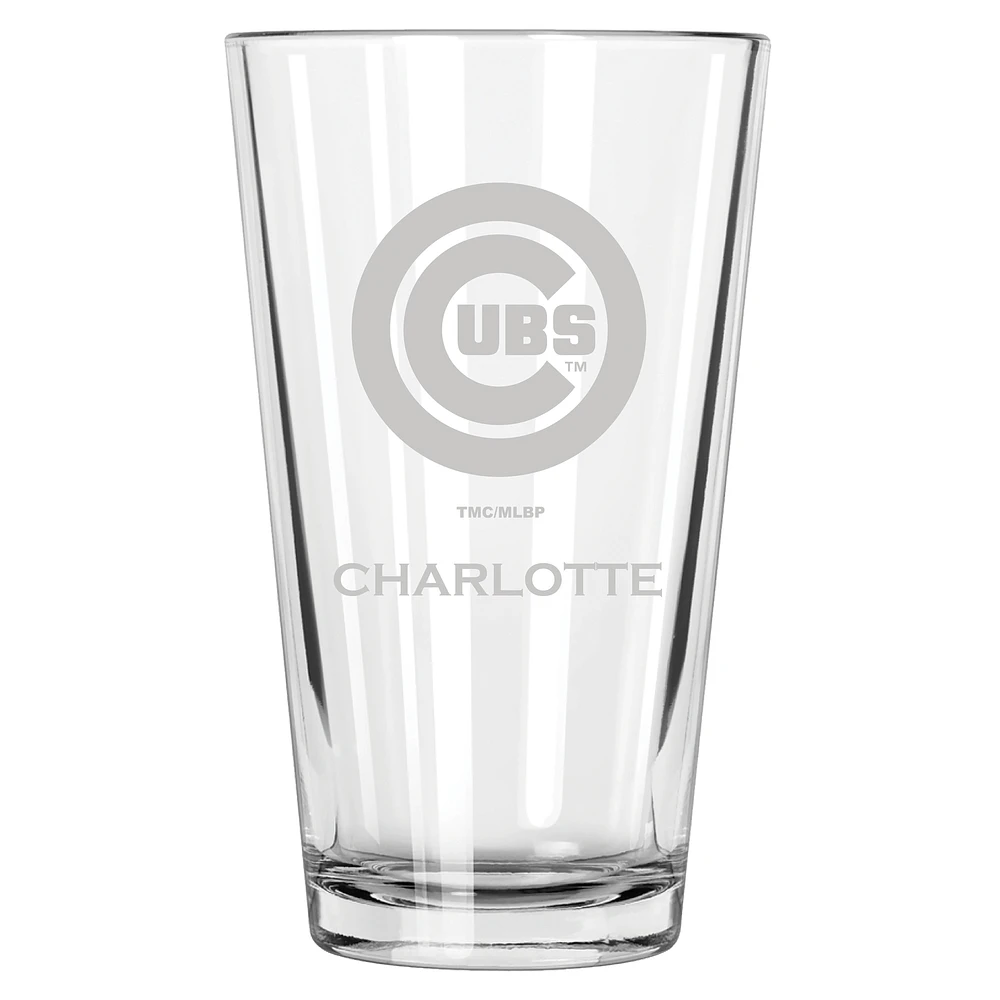Chicago Cubs 16oz. Personalized Etched Pint Glass