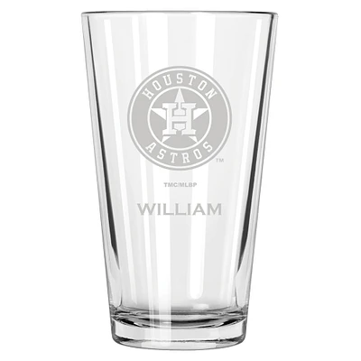 Houston Astros 16oz. Personalized Etched Pint Glass